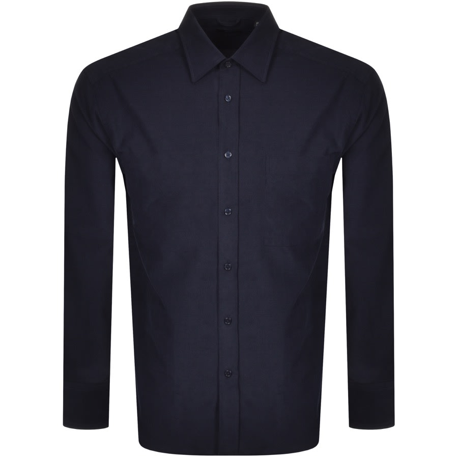 Alternative Image for ProductBOSS Felton Relaxed Fit Long Sleeve Shirt Navy1